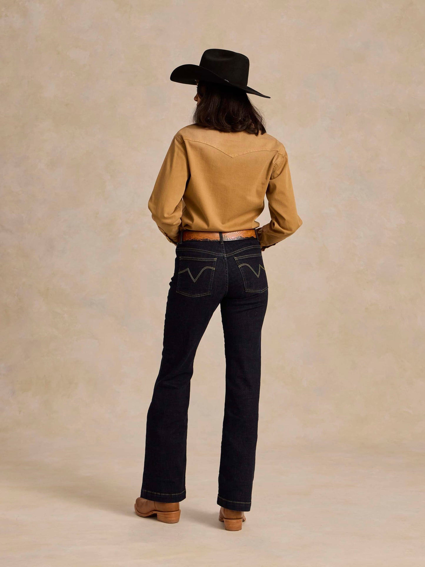 Schaefer Outfitter Women's Western Denim Snap Shirt