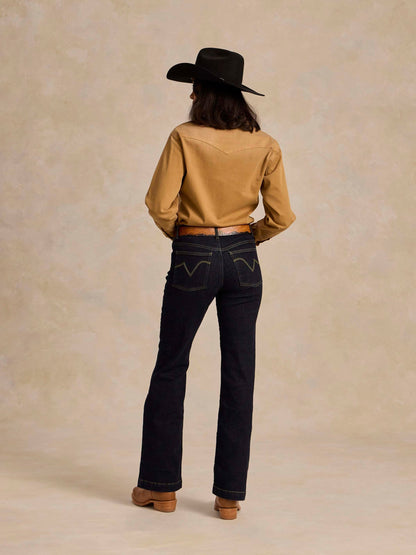 Schaefer Outfitter Women's Western Denim Snap Shirt