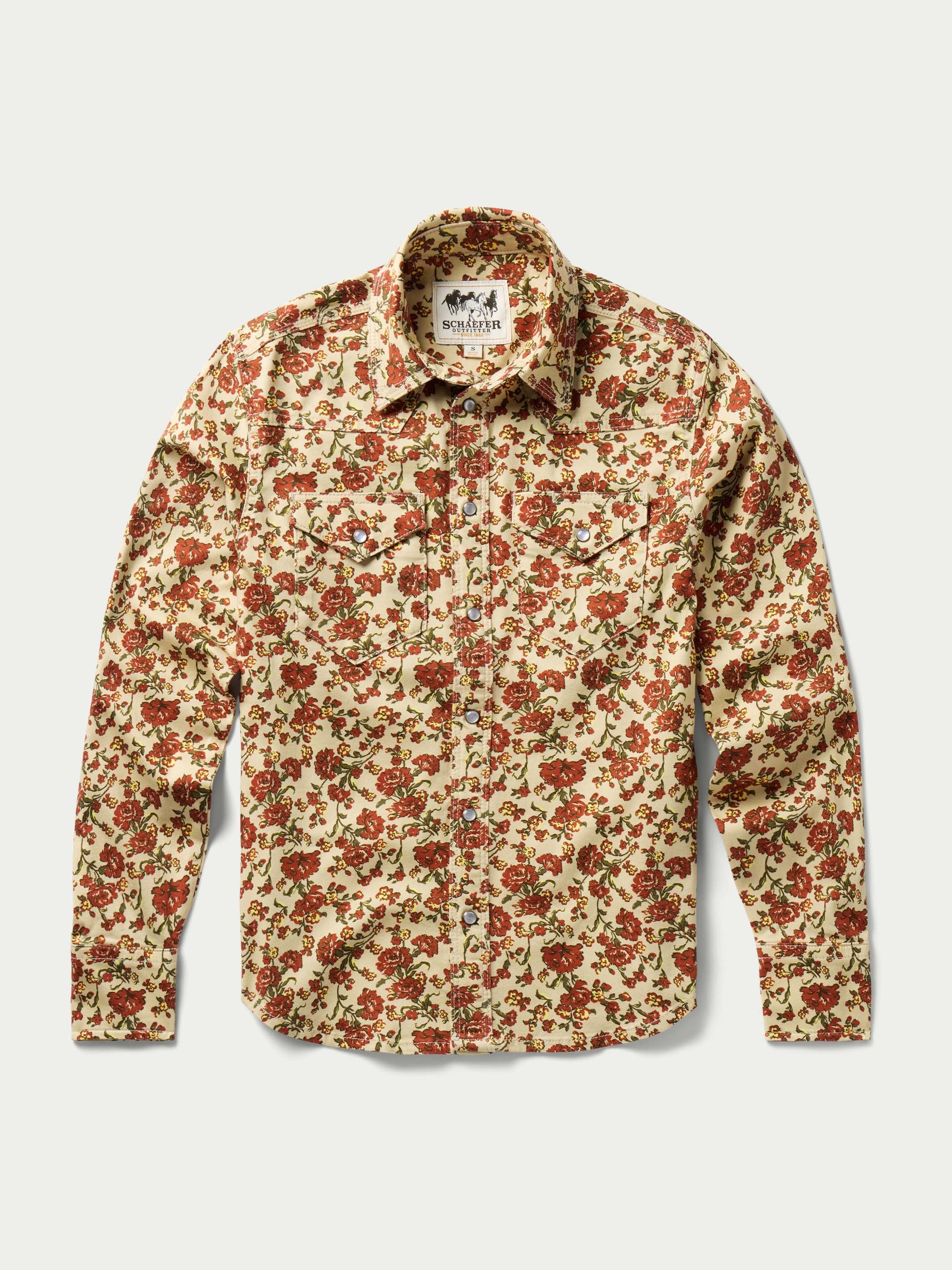 Schaefer Outfitter Women's Western Stretch Snap Shirt