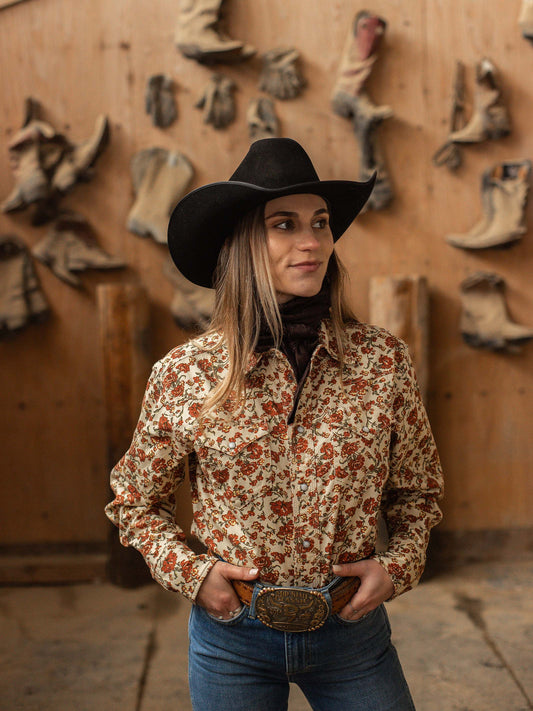 Schaefer Outfitter Women's Western Stretch Snap Shirt