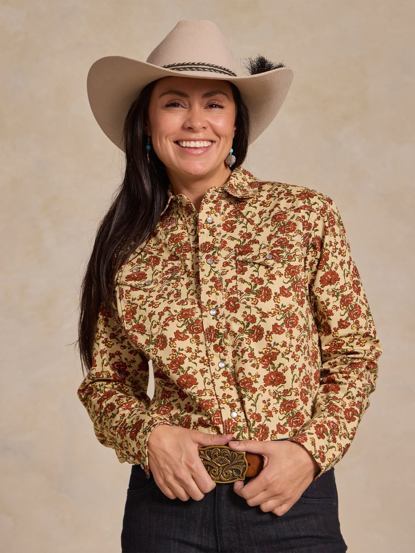 Schaefer Outfitter Women's Western Stretch Snap Shirt