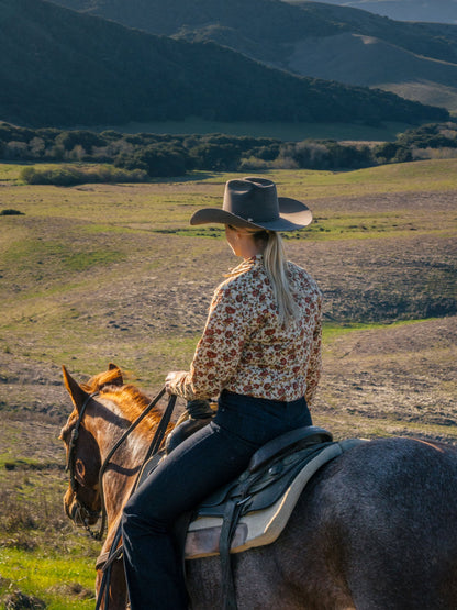 Schaefer Outfitter Women's Western Stretch Snap Shirt