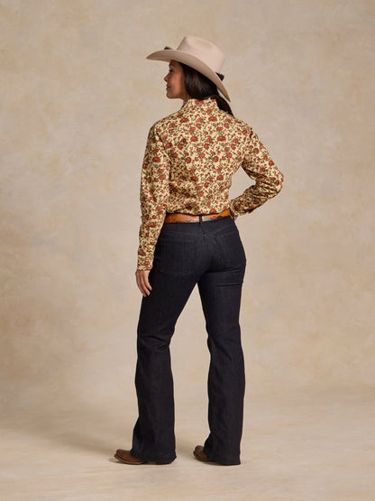 Schaefer Outfitter Women's Western Stretch Snap Shirt