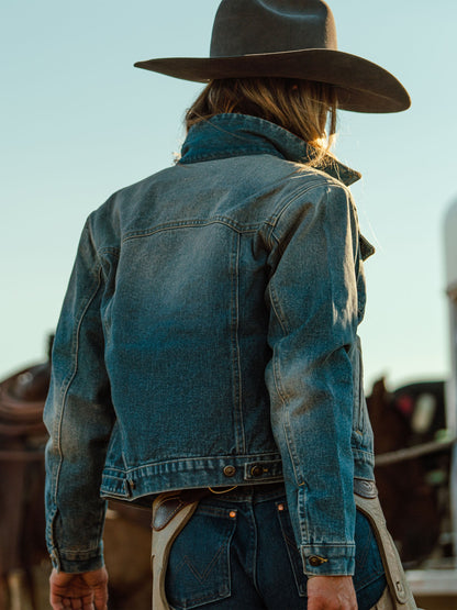 Schaefer Outfitter Women's Legend Denim Jacket with Flannel Lining
