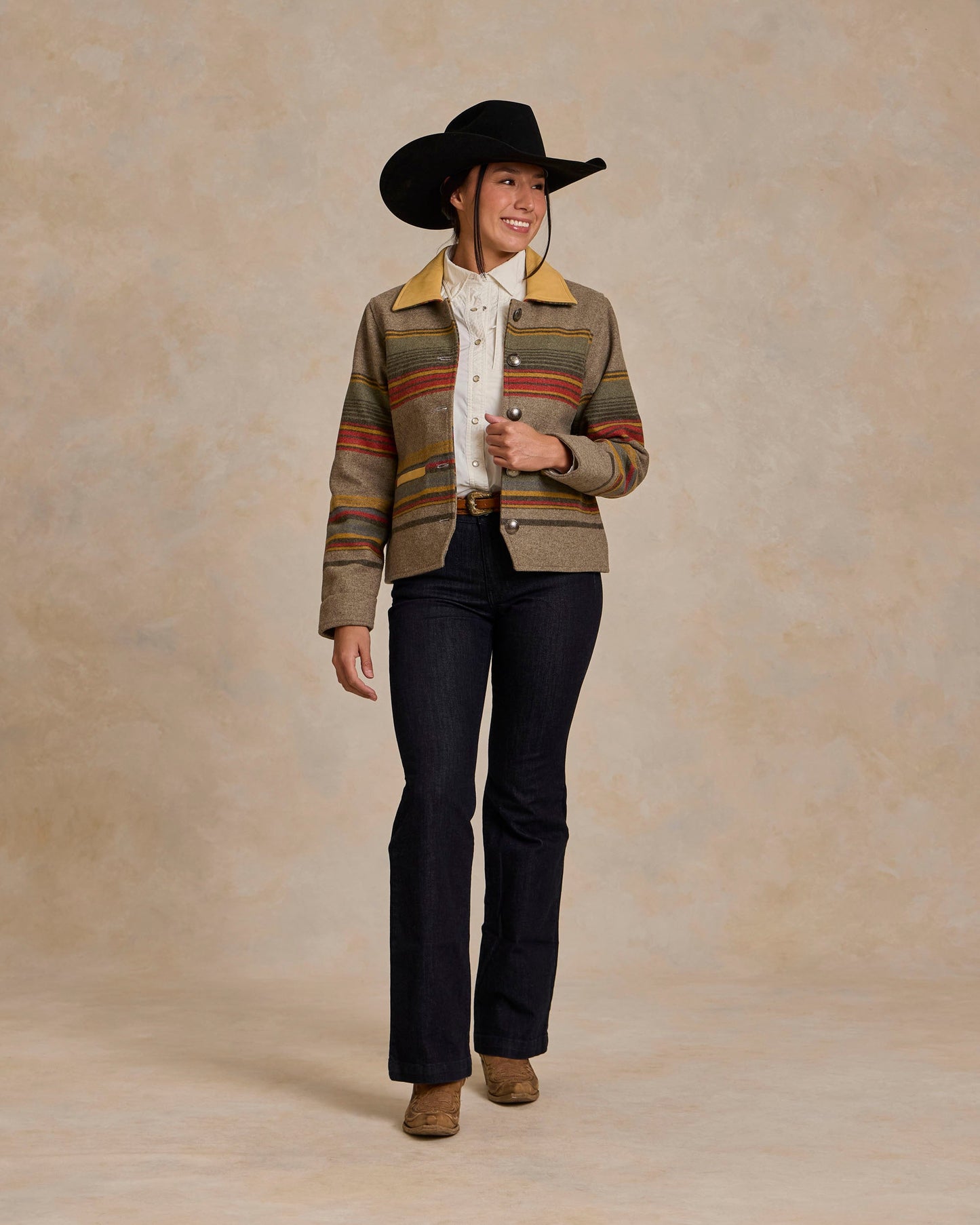 Schaefer Outfitter Women's Las Cruces Jacket With Leather Collar