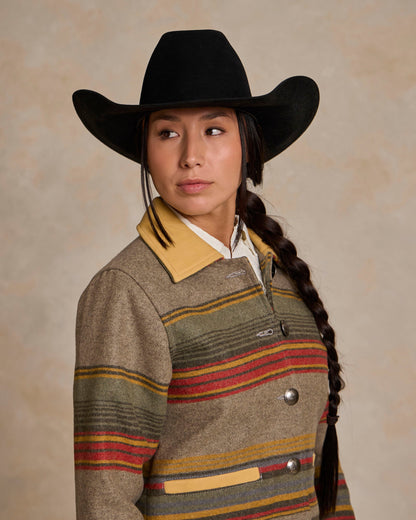 Schaefer Outfitter Women's Las Cruces Jacket With Leather Collar