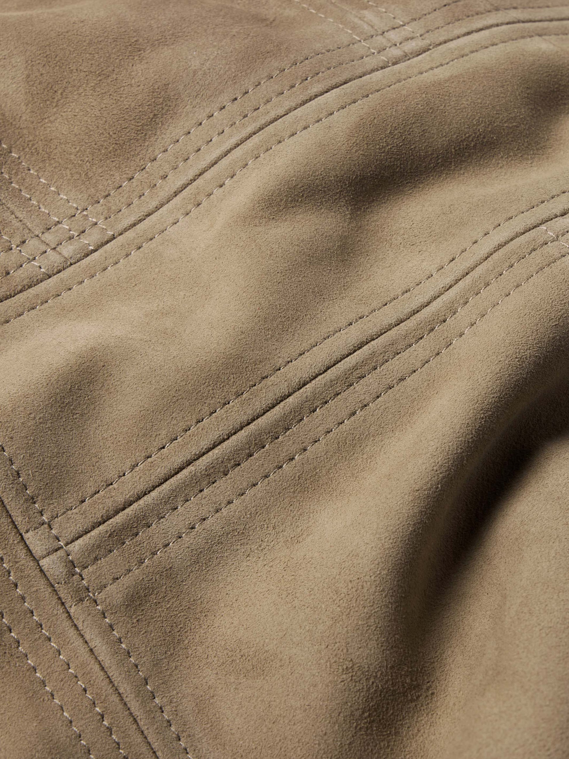 Schaefer Outfitter Women's Suede Coat With Toscana Shearling Collar