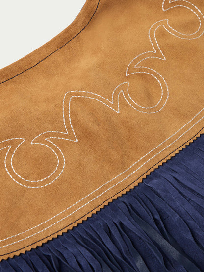 Schaefer Outfitter Women's Suede Fringe Cape