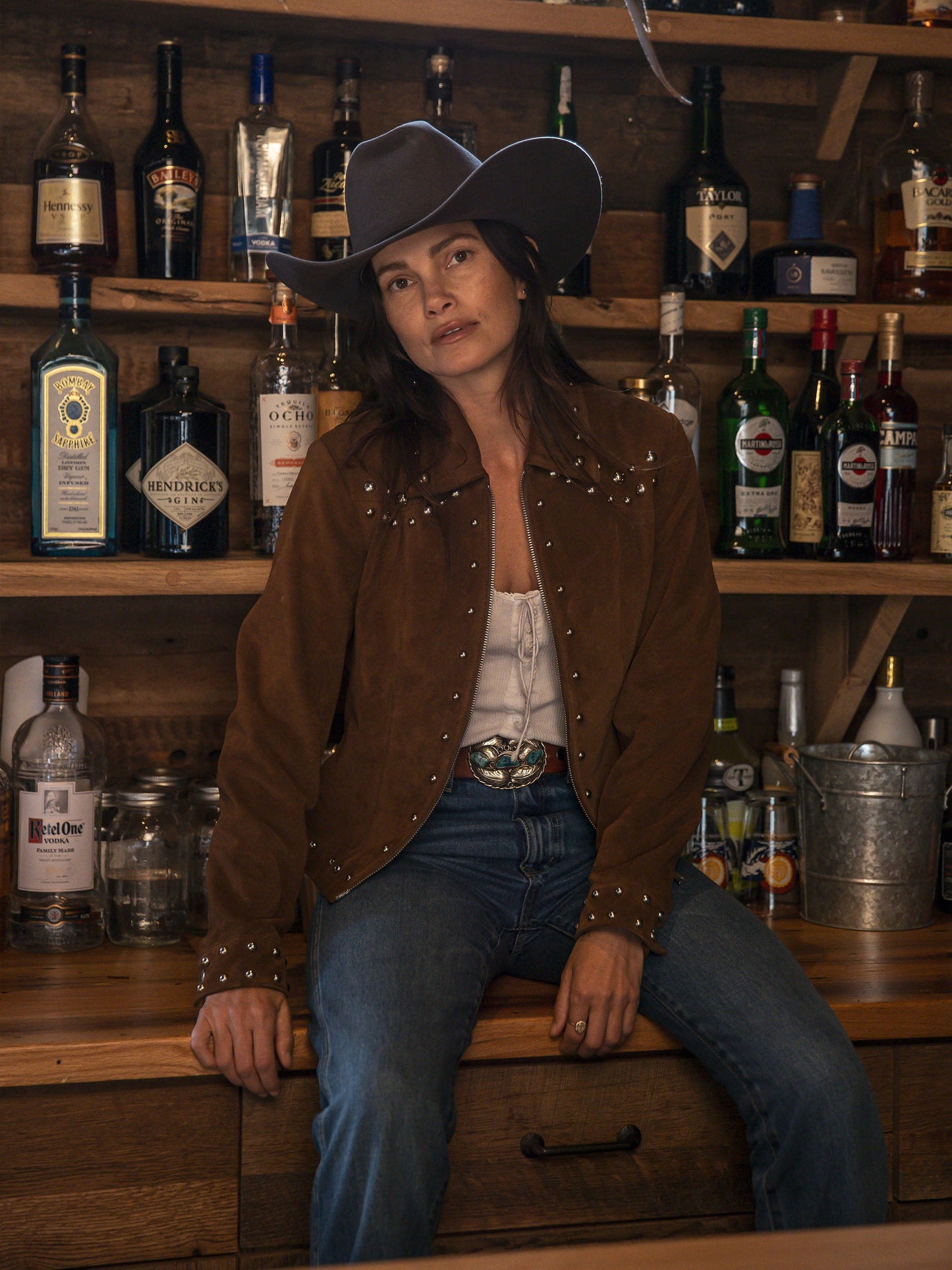 Schaefer Outfitter Women's Studded Suede Jacket