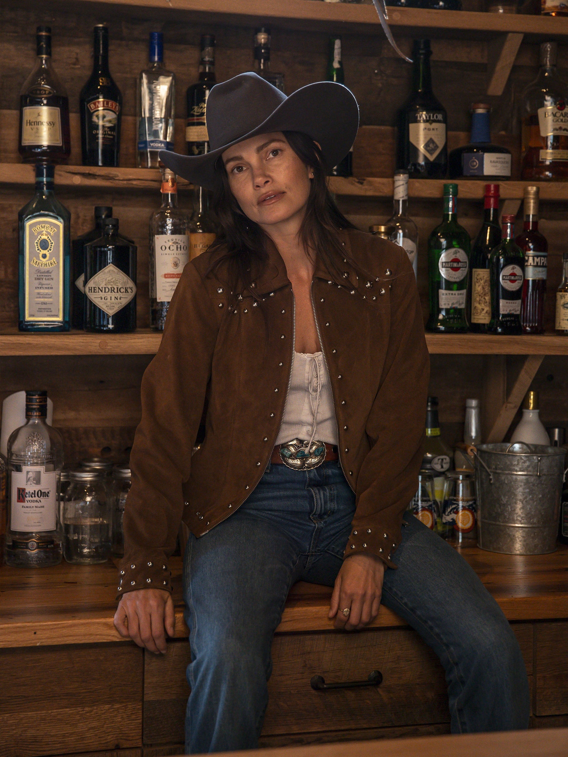 Schaefer Outfitter Women's Studded Suede Jacket