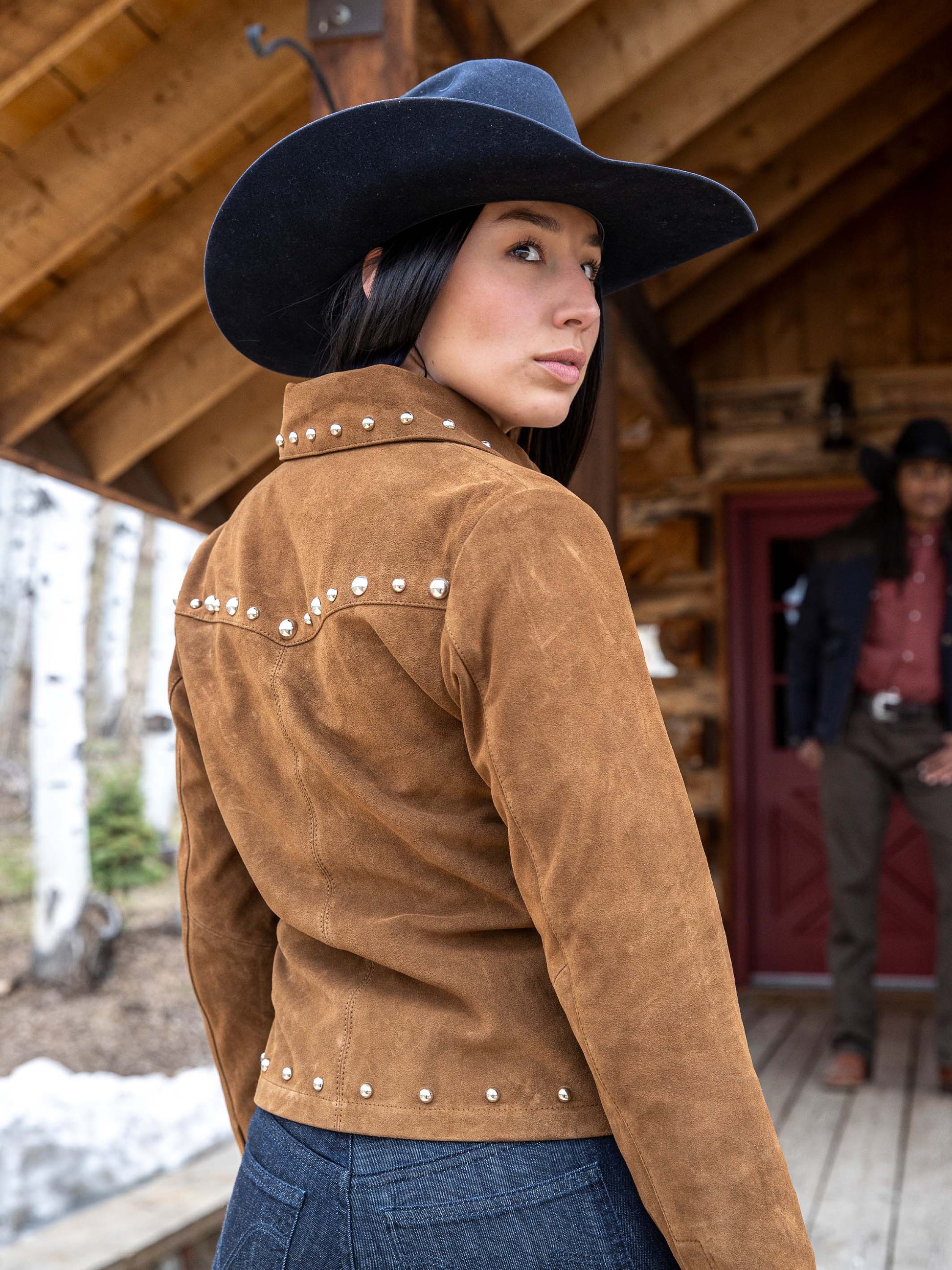Schaefer Outfitter Women's Studded Suede Jacket