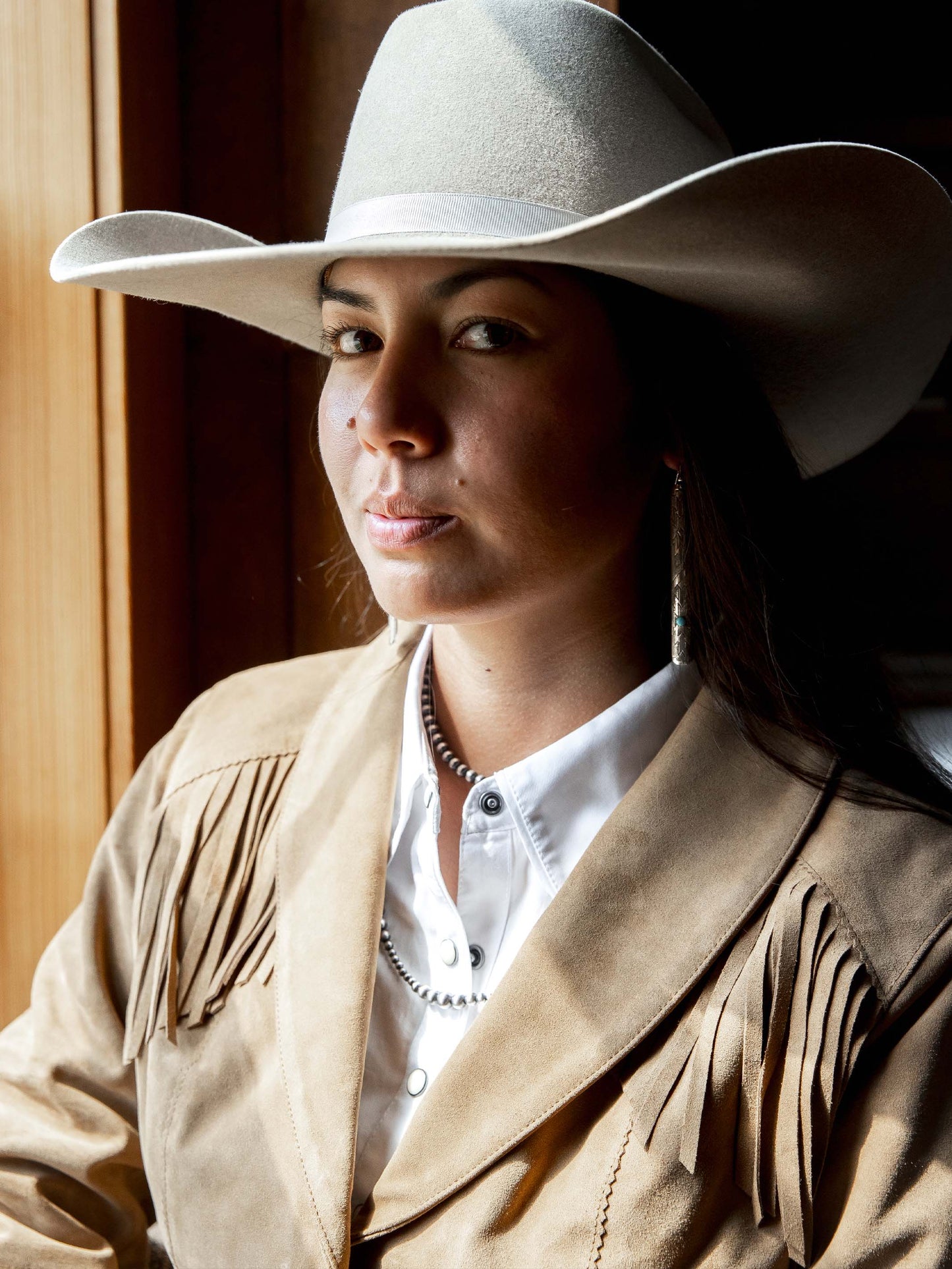 Schaefer Outfitter Women's Suede Fringe Jacket