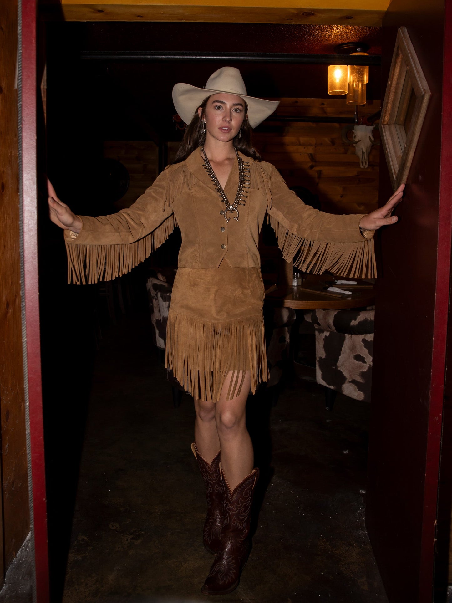 Schaefer Outfitter Women's Suede Fringe Jacket