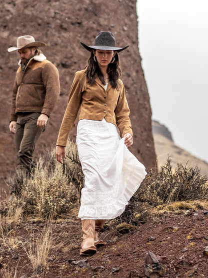 Schaefer Outfitter Women's Suede Fringe Jacket