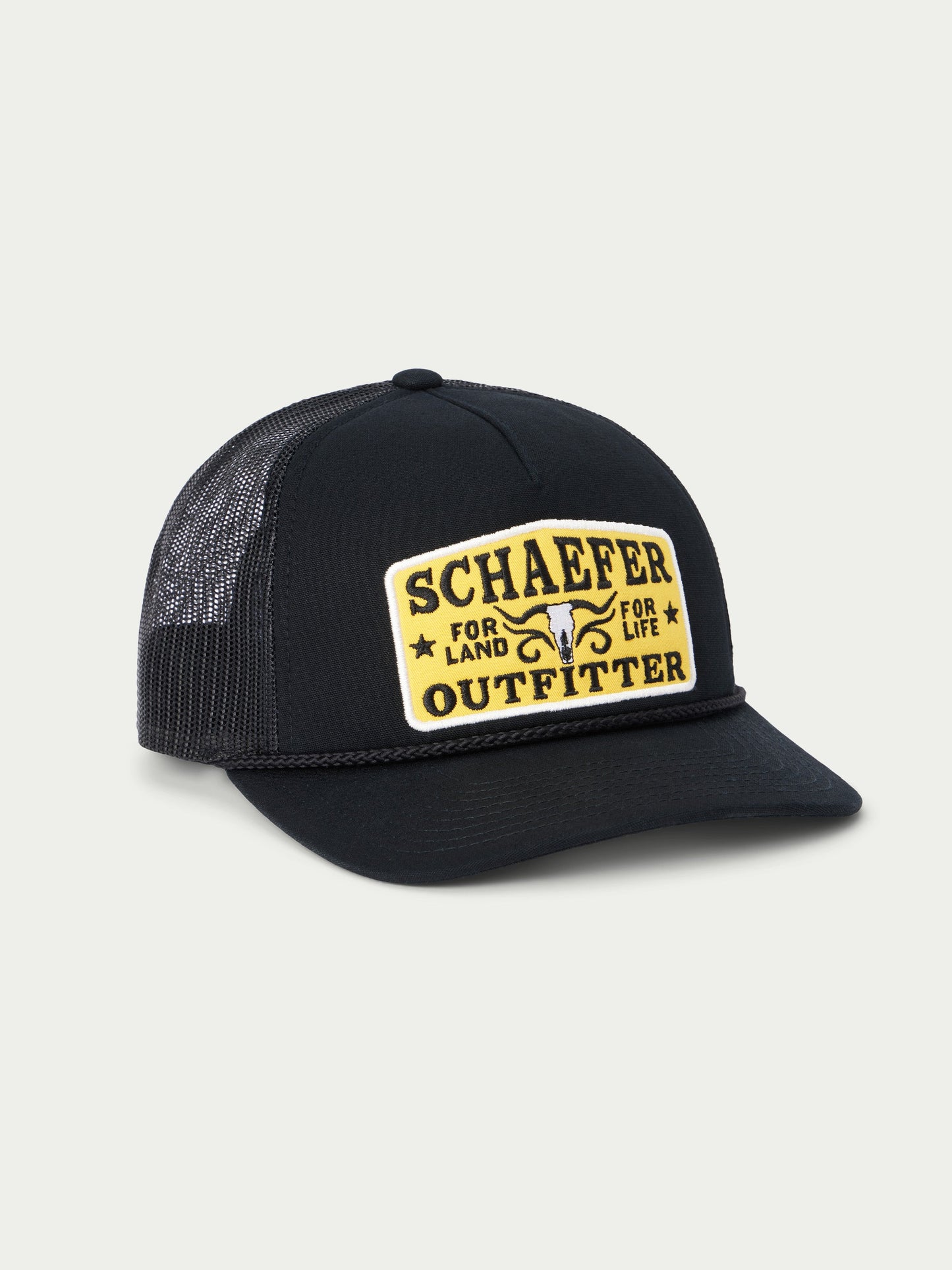 Schaefer Outfitter Longhorn Patch Trucker