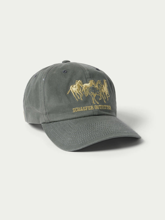 Schaefer Outfitter Wild Horses Waxed Canvas Strapback