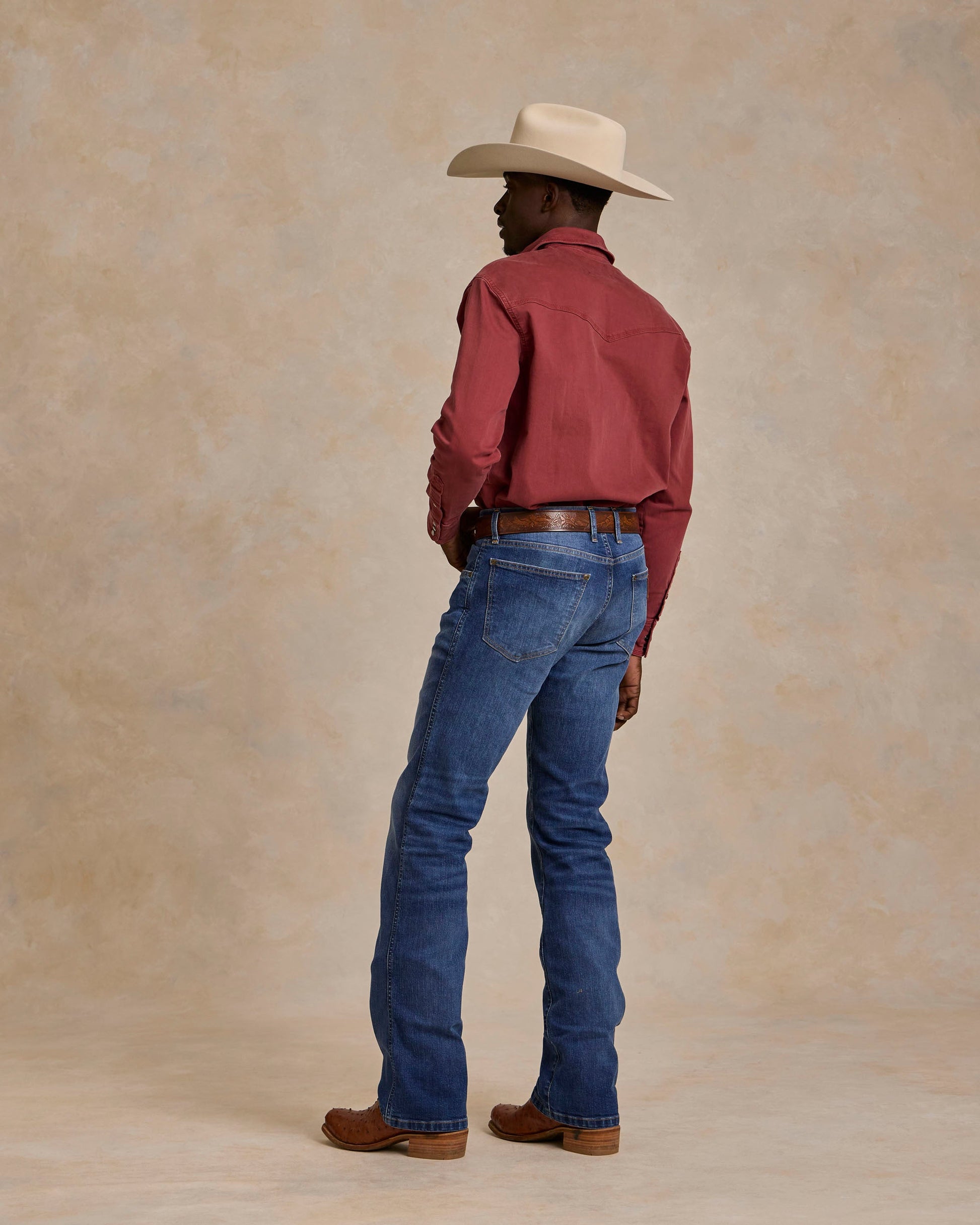 Schaefer Outfitter Western Denim Snap Shirt