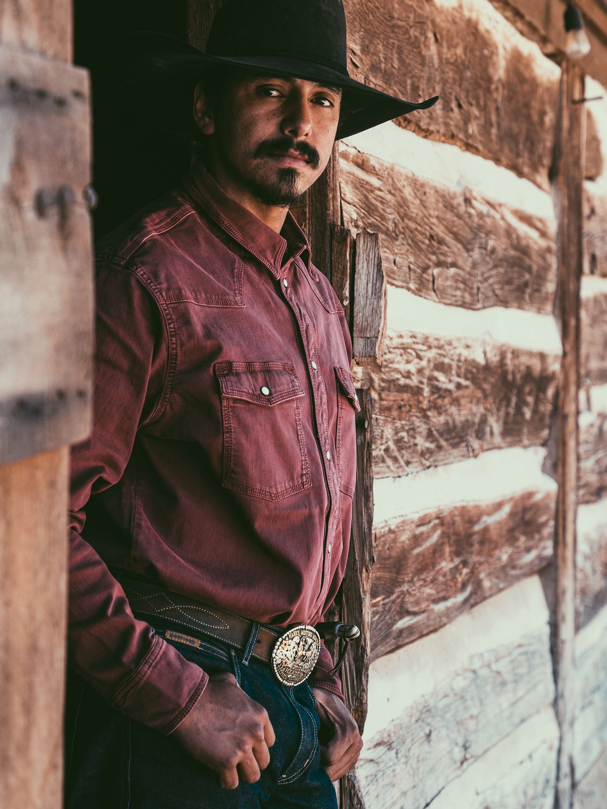 Schaefer Outfitter Western Denim Snap Shirt