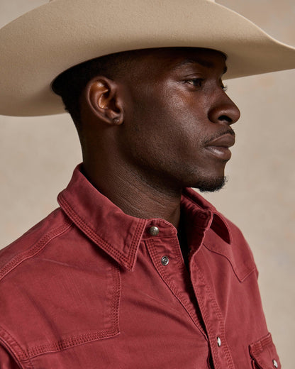 Schaefer Outfitter Western Denim Snap Shirt