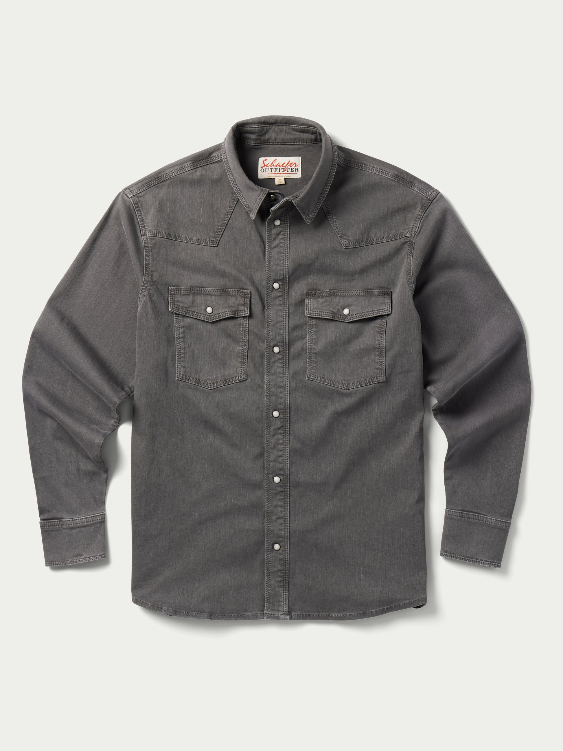 Schaefer Outfitter Western Denim Snap Shirt