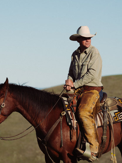 Schaefer Outfitter Western Denim Snap Shirt