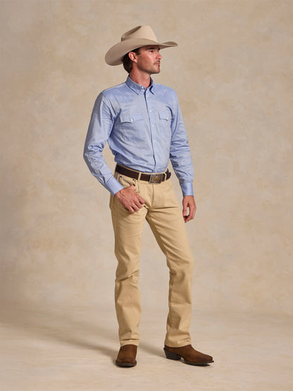 Schaefer Outfitter Classic Western Pinpoint Button-Down